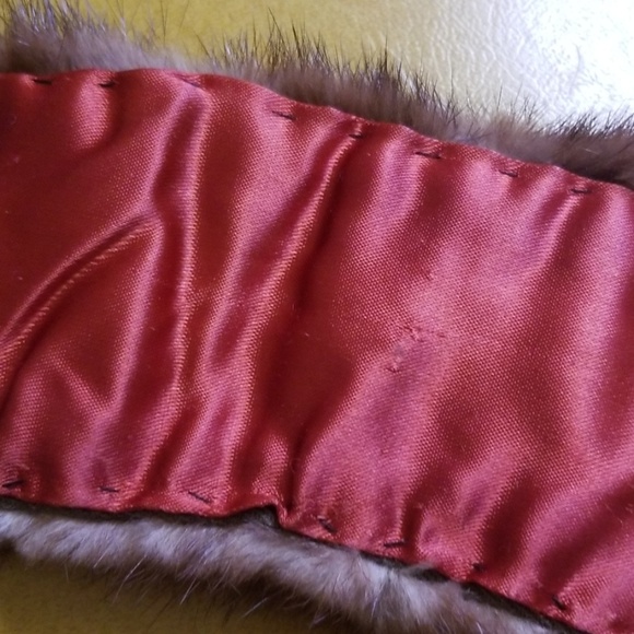 VTG Mink Fur Detachable Handmade Collar - Picture 7 of 8